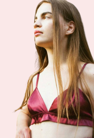 Classic Pure Silk Bra Set for Women