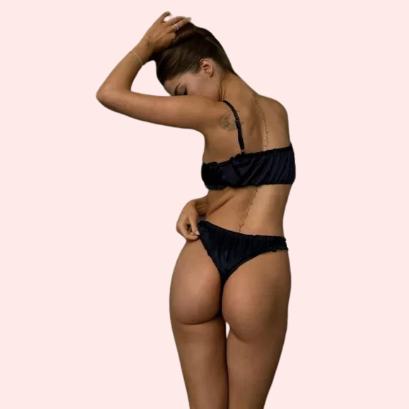 Luxurious Pure Silk Bra Set for Women